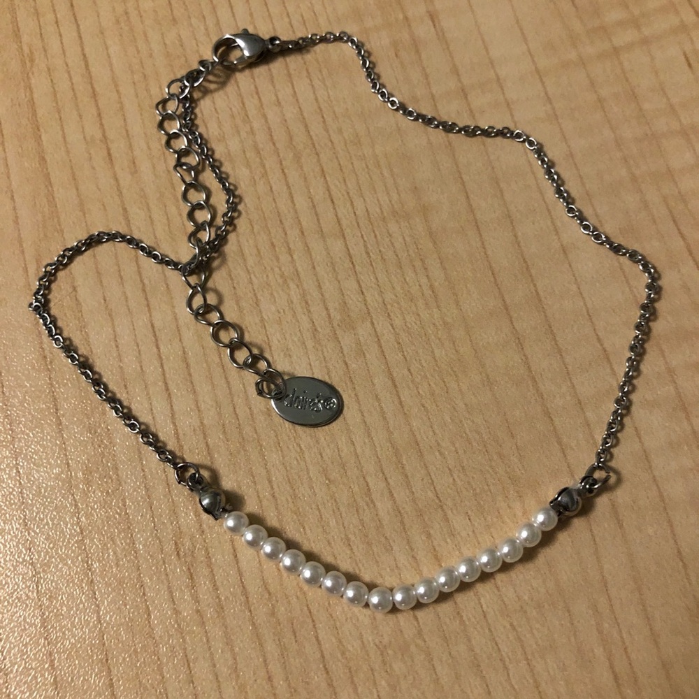 🩵 Free add-on || Faux pearl choker
